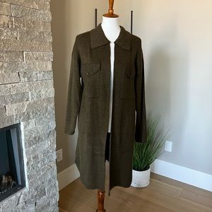 NWOT - long lightweight sweater - open